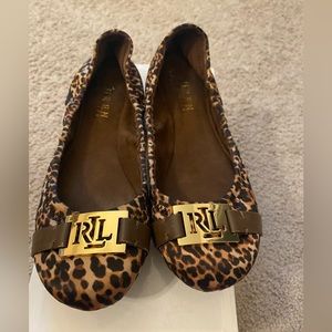 Ralph Lauren ballet flats. EUC!!